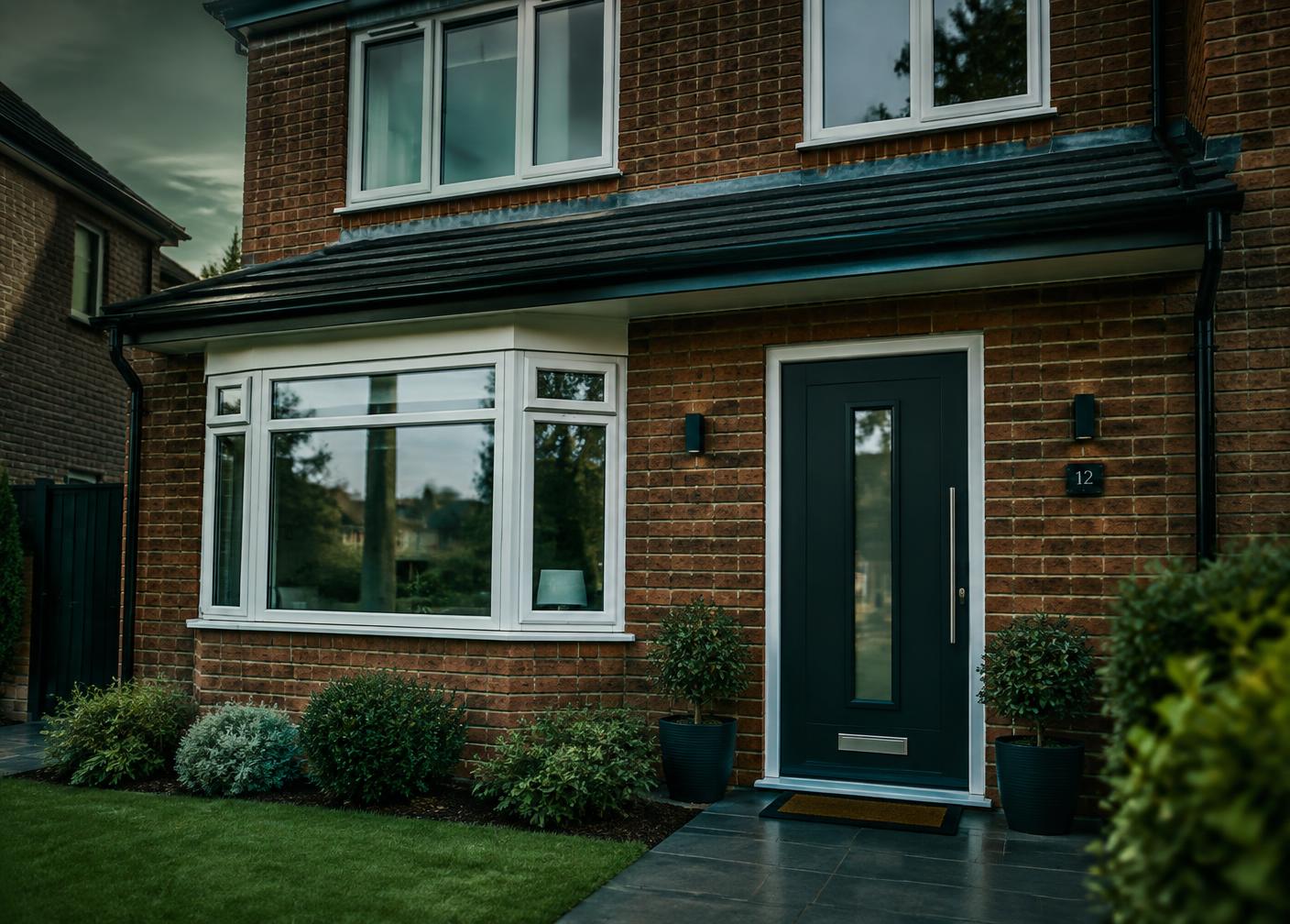 Modern home fitted with A-rated windows and doors